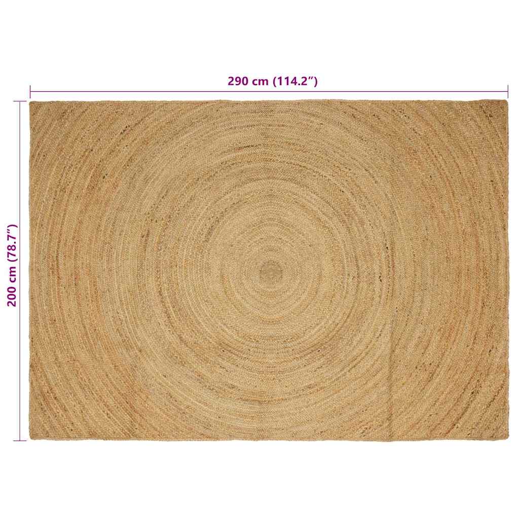 Tappeto Marrone 200 x 290 cm Juta