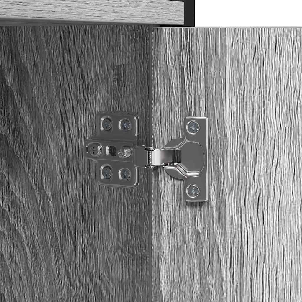 Libreria Grigio sonoma 80 x 30 x 155.5 cm Legno multistrato