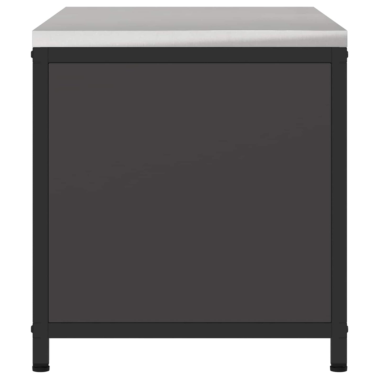 Stoccaggio in cucina HATTEM Nero 90 x 50 x 53 cm Acciaio | homemem39