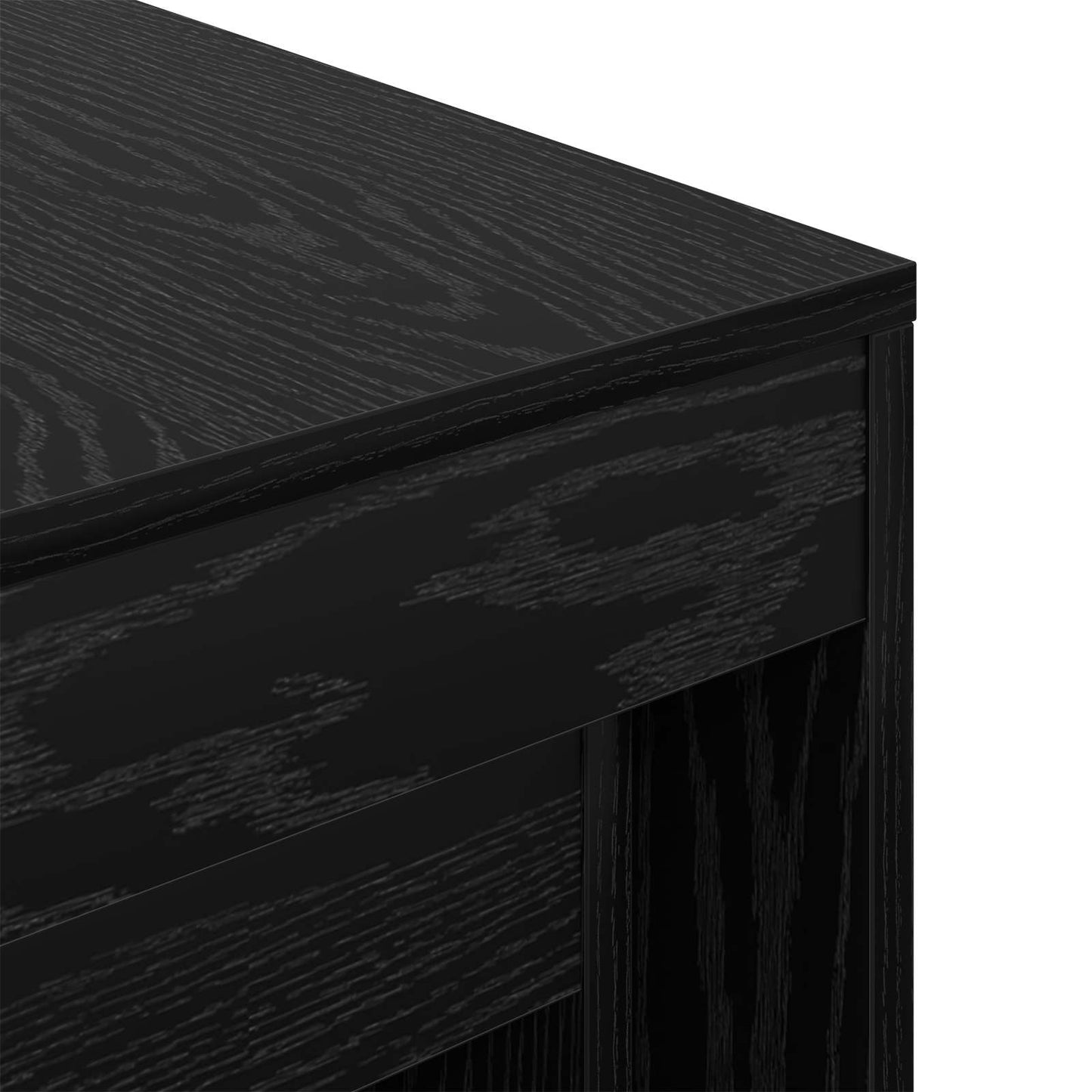 Tavolino da salotto 3 pcs Rovere Nero Legno multistrato | homemem39