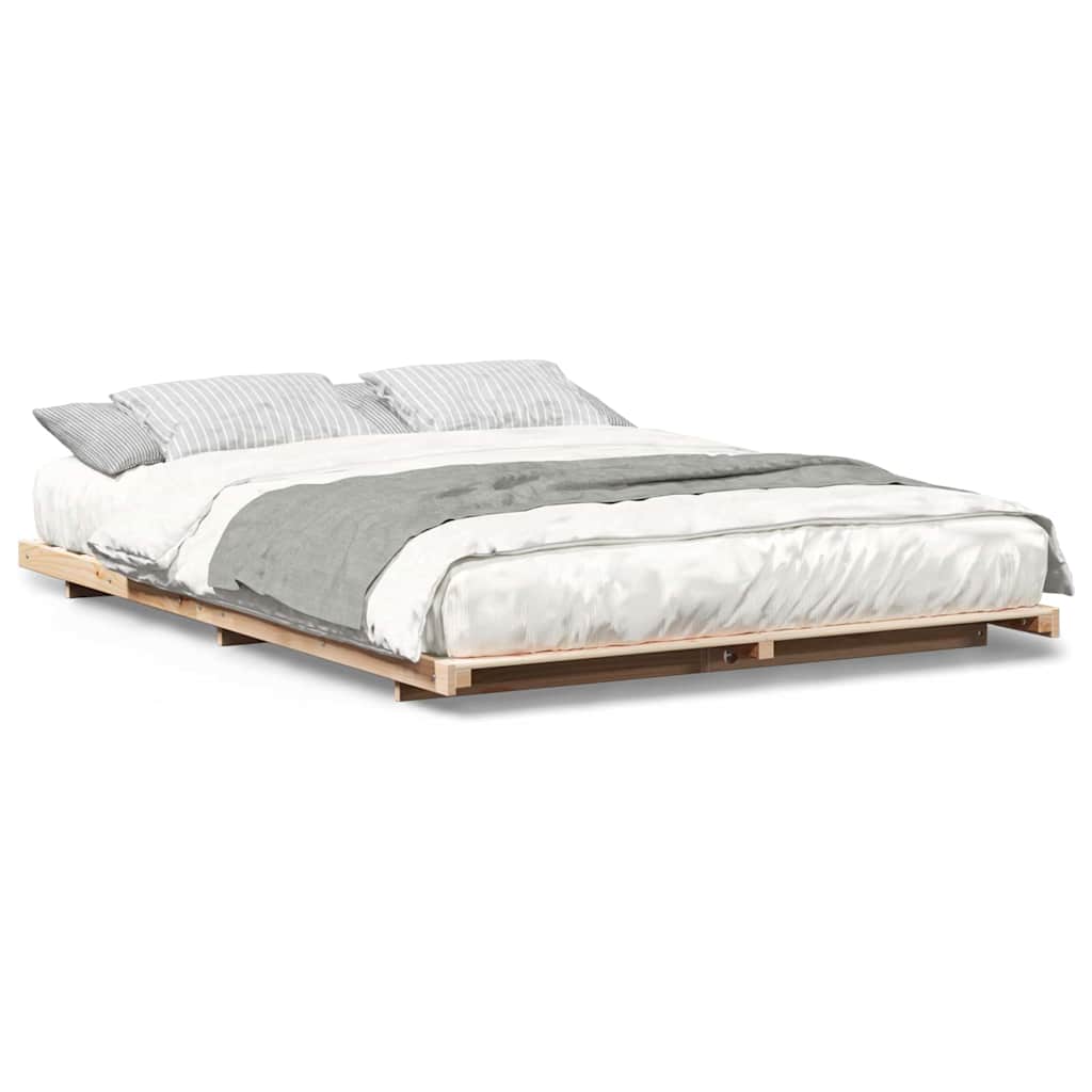 Struttura letto a terra Marrone 160 x 200 cm