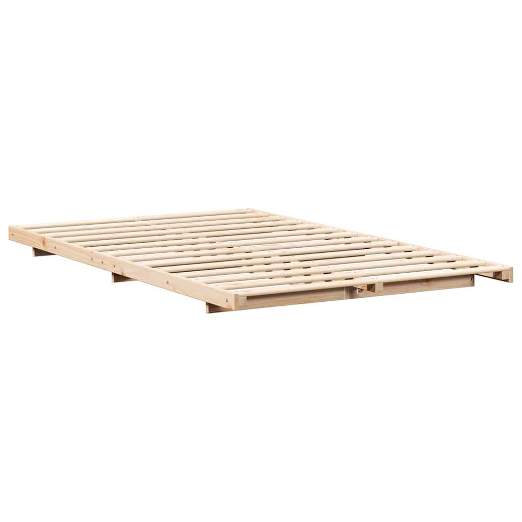 Struttura letto a terra Marrone 120 x 200 cm
