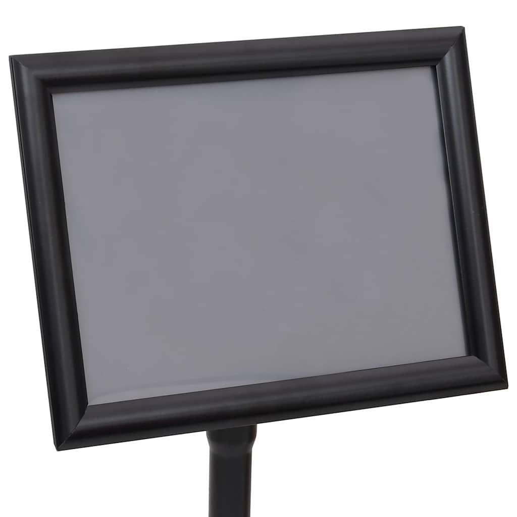 Supporti per poster 2 pcs Nero 32.5 x 24 x 78 cm