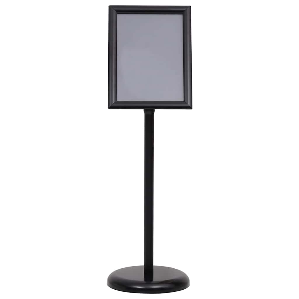 Supporti per poster 2 pcs Nero 32.5 x 24 x 78 cm