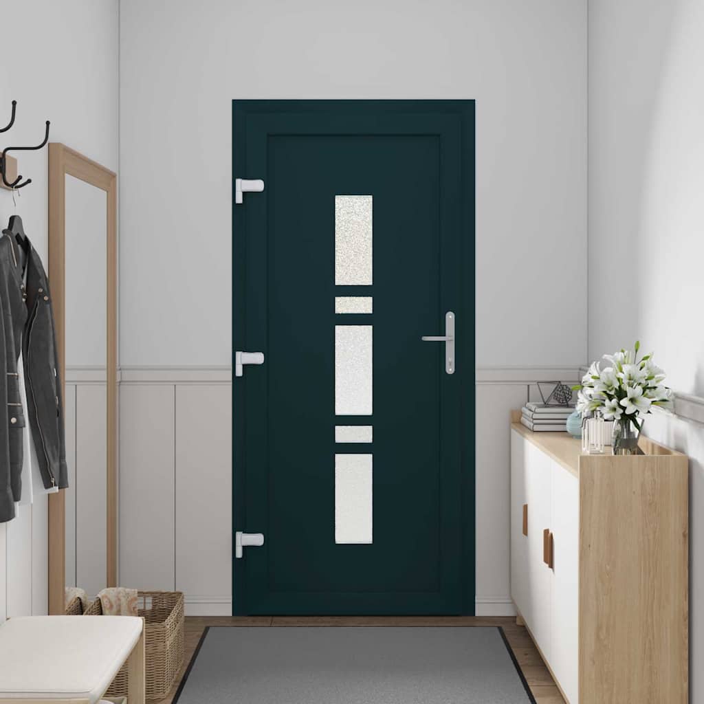 Porta d'ingresso Antracite PVC