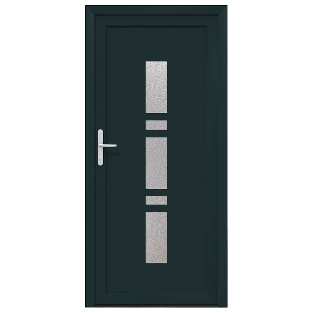 Porta d'ingresso Antracite PVC