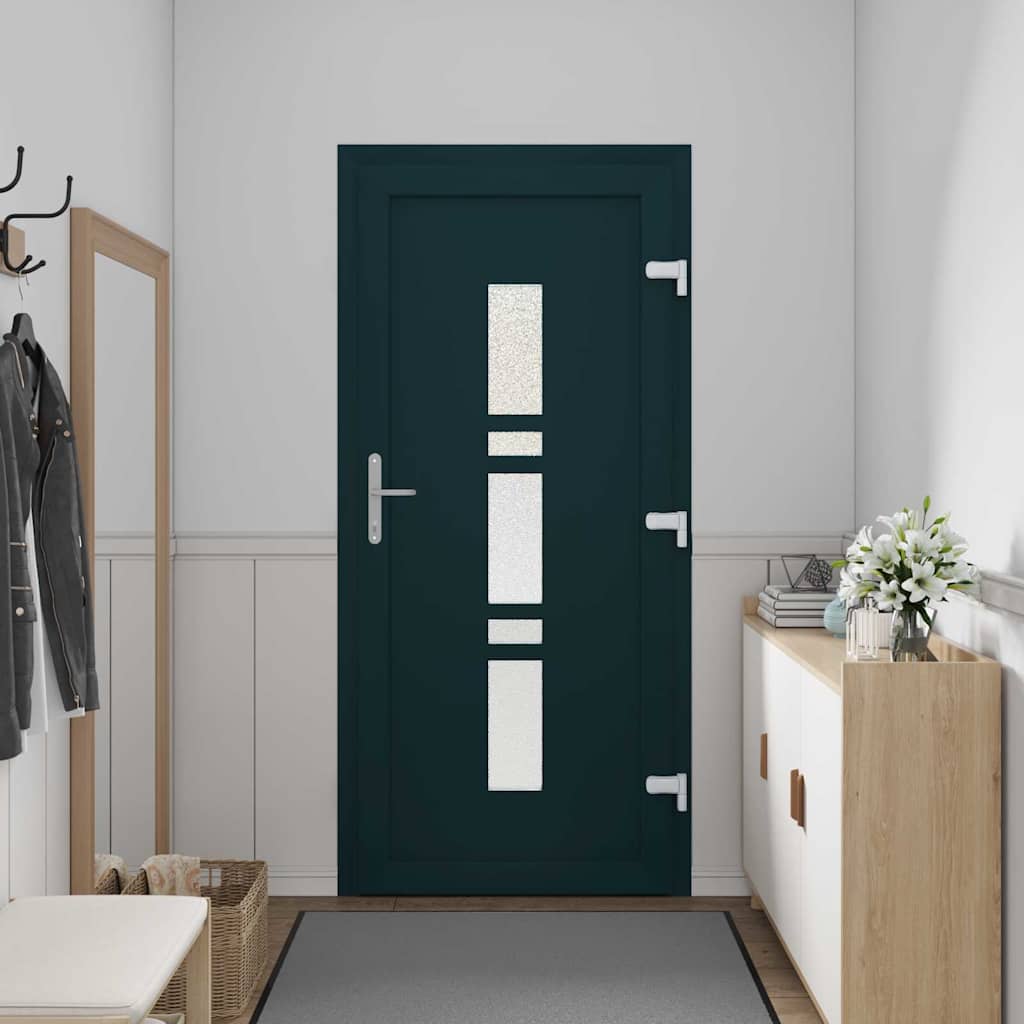 Porta d'ingresso Antracite PVC