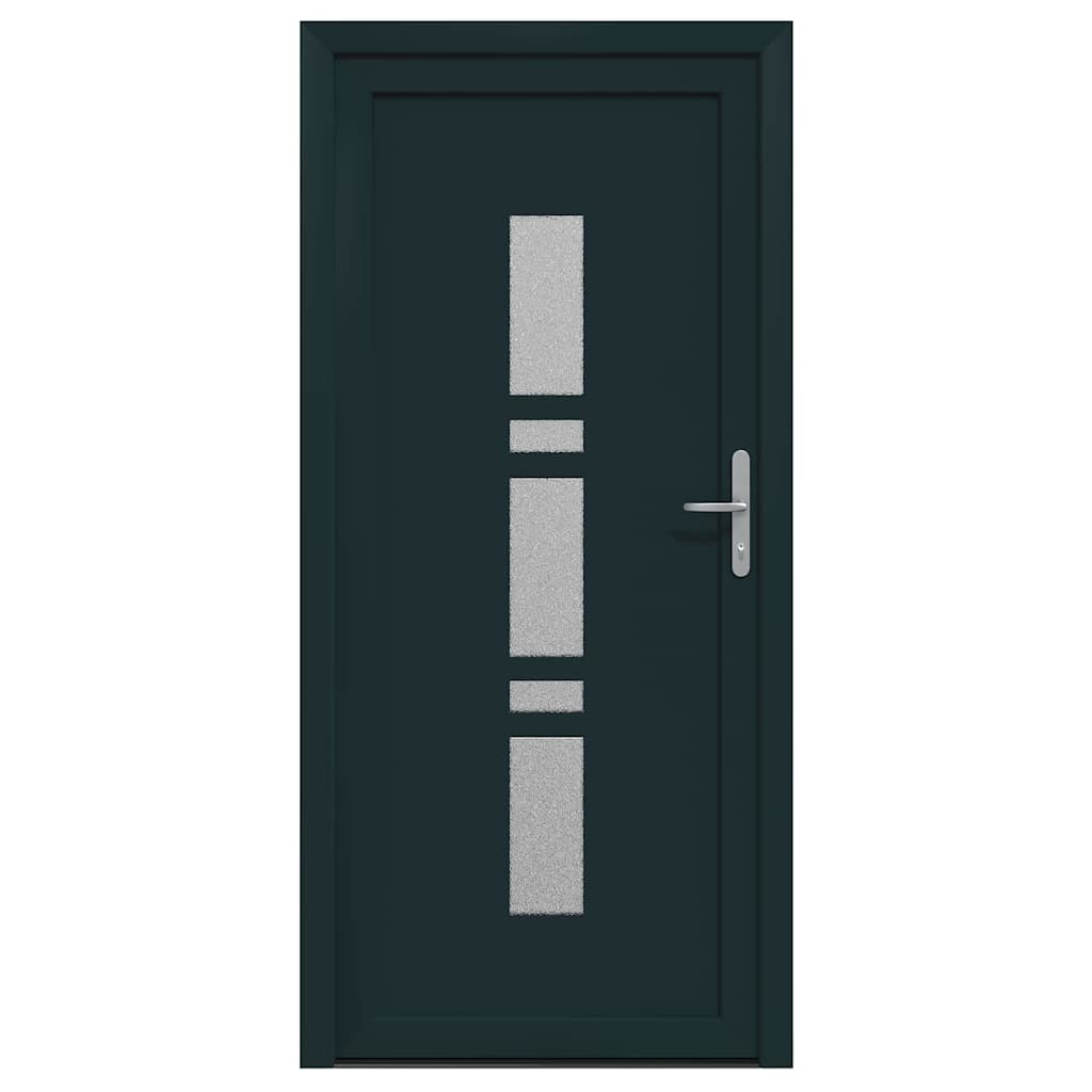 Porta d'ingresso Antracite PVC