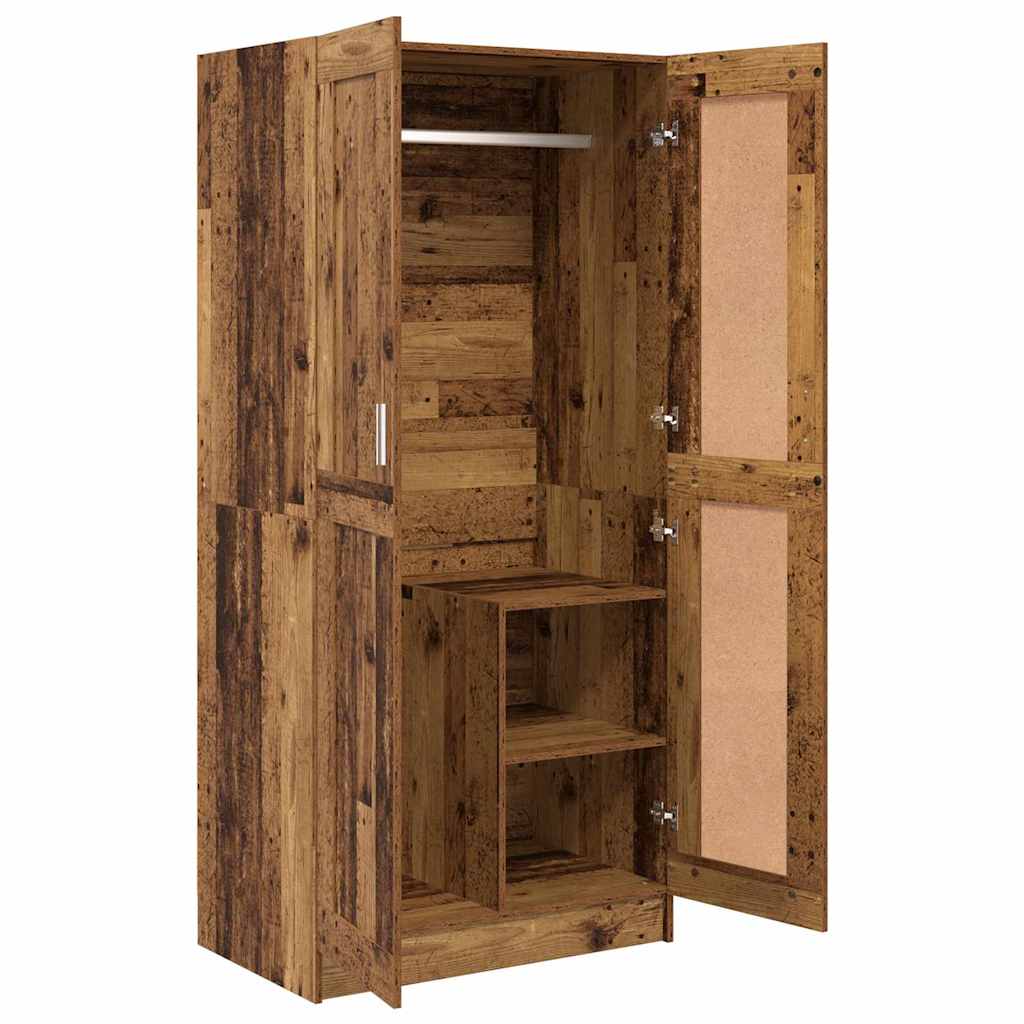 Guardaroba Legno vecchio 82.5 x 51.5 x 180 cm Legno multistrato