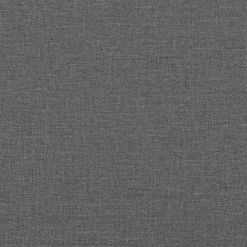 Set di divani 3 pcs Grigio scuro Tessuto