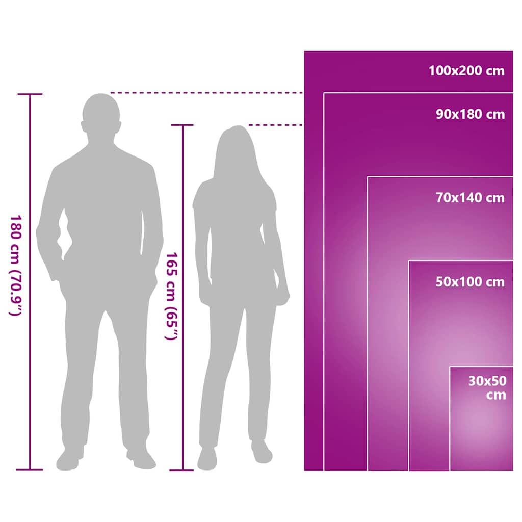 Asciugamani Sportivi 2 pcs Rosa 180 x 90 cm