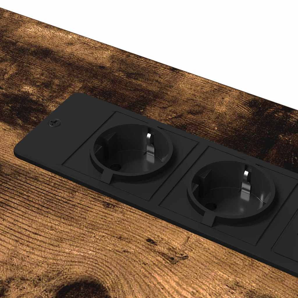Scrivania Rovere fumé 100 x 50 x 86,5 cm Legno ingegnerizzato