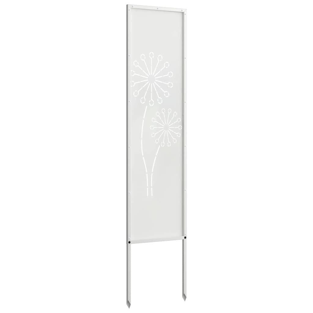 Schermo per privacy in giardino Traforo Bianco 32 x 140 cm