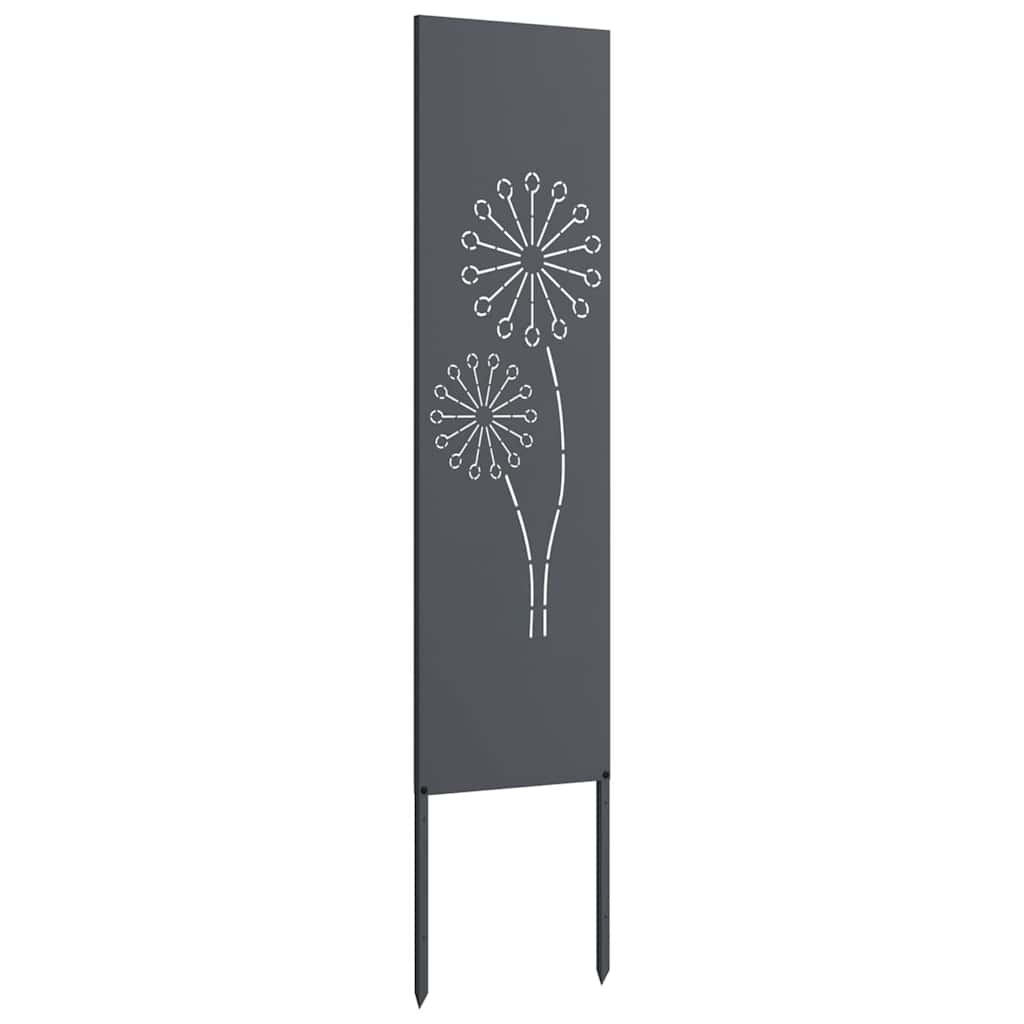 Schermo per privacy in giardino Traforo Antracite 32 x 140 cm