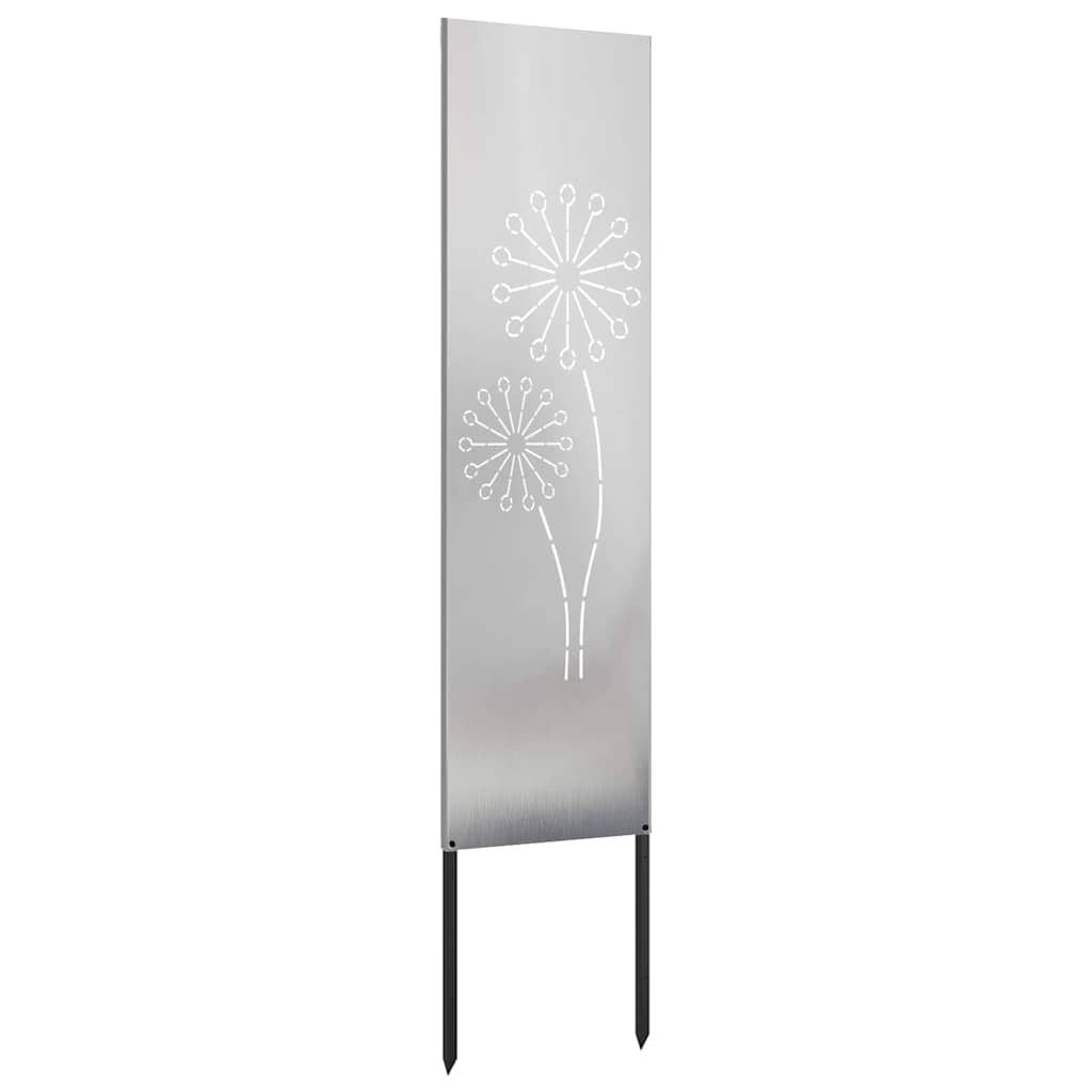 Schermo per privacy in giardino Traforo Argento 32 x 140 cm