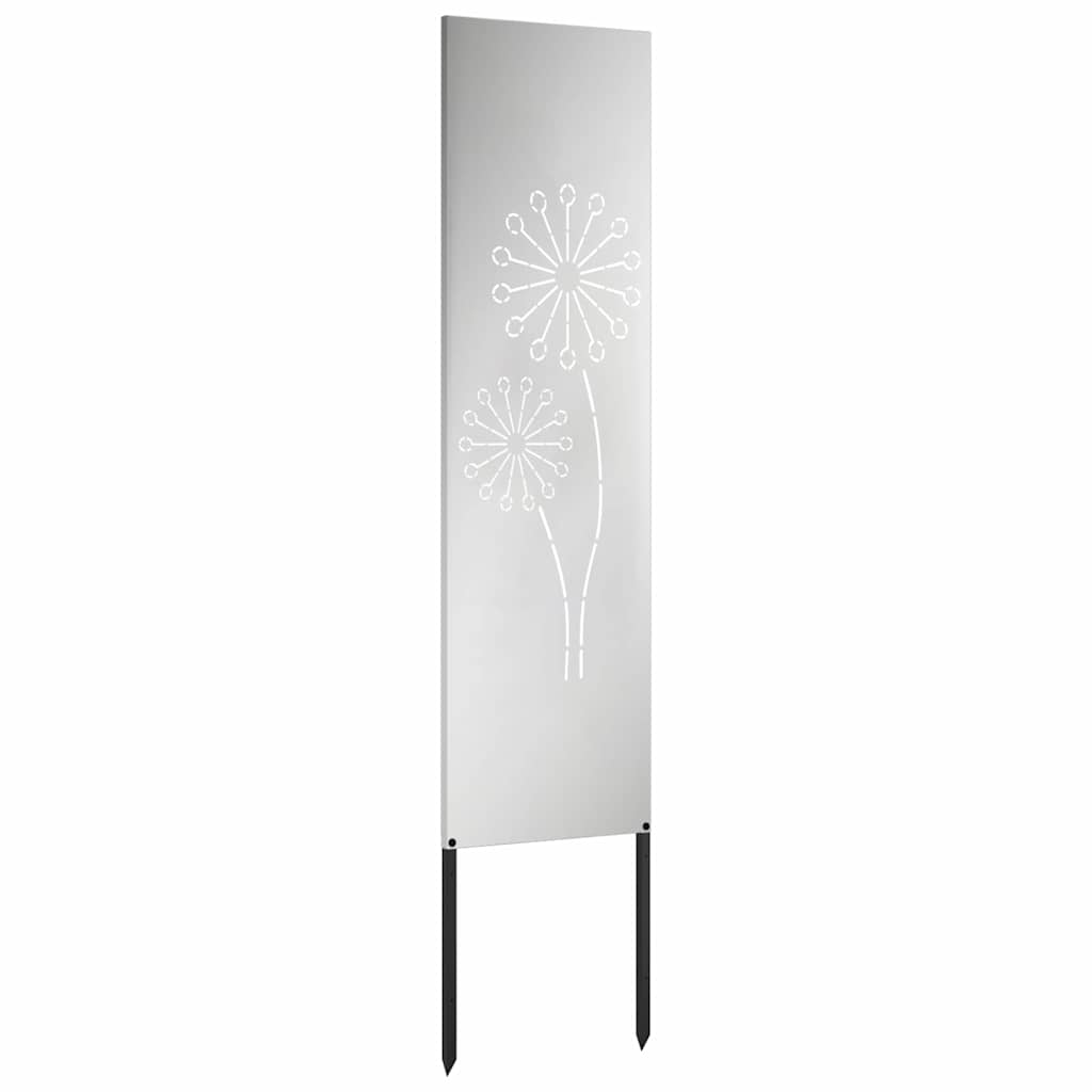 Schermo per privacy in giardino Traforo Argento 32 x 140 cm