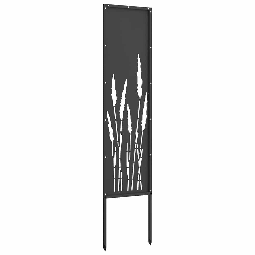 Pannello Decorativo da Giardino Altro Nero 32 x 140 cm