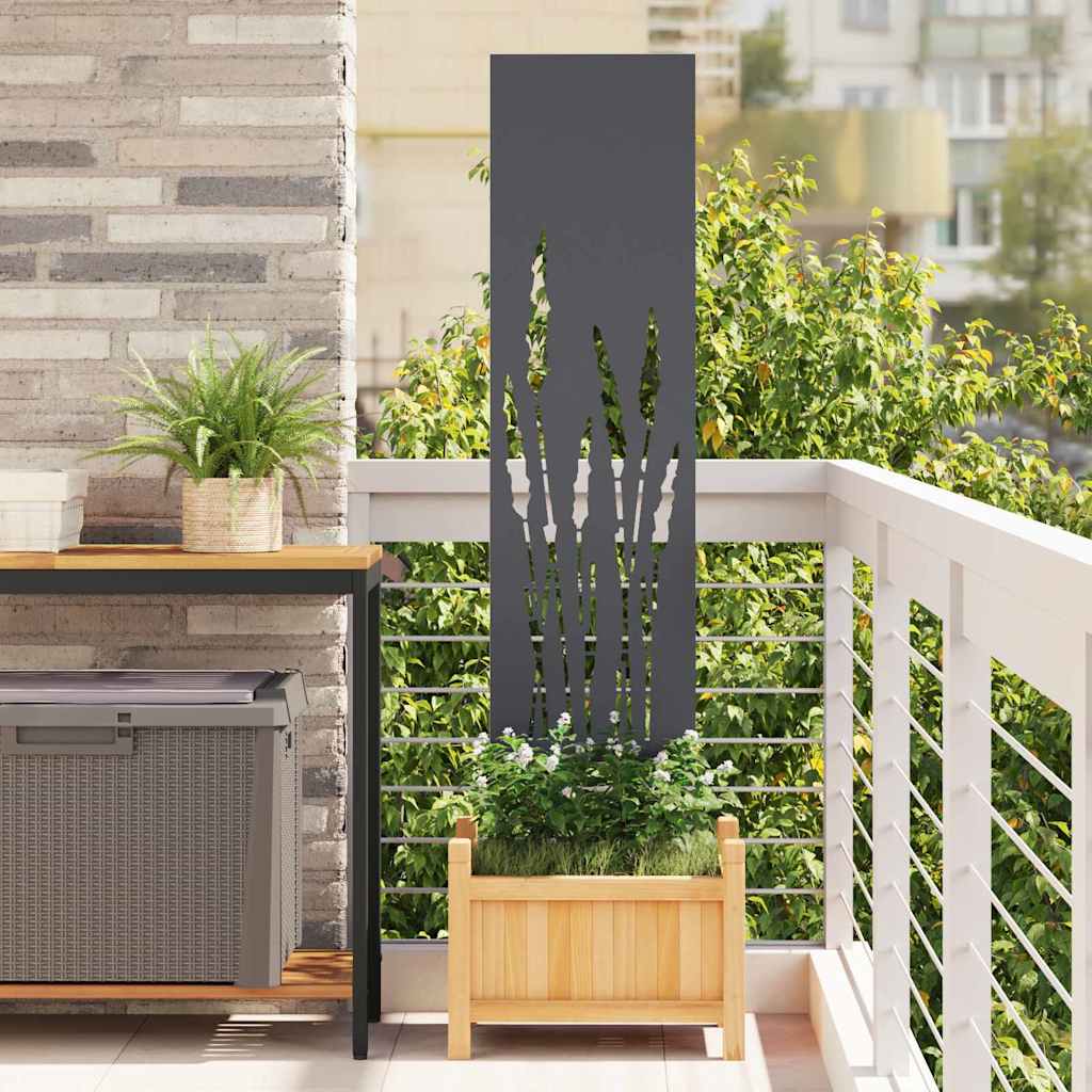 Schermo per privacy in giardino Traforo Antracite 32 x 140 cm