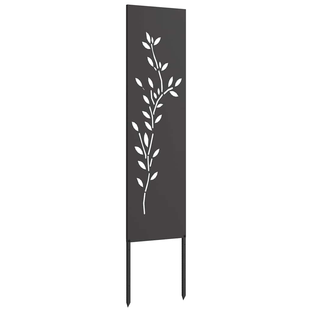 Pannello Decorativo da Giardino Altro Nero 32 x 140 cm