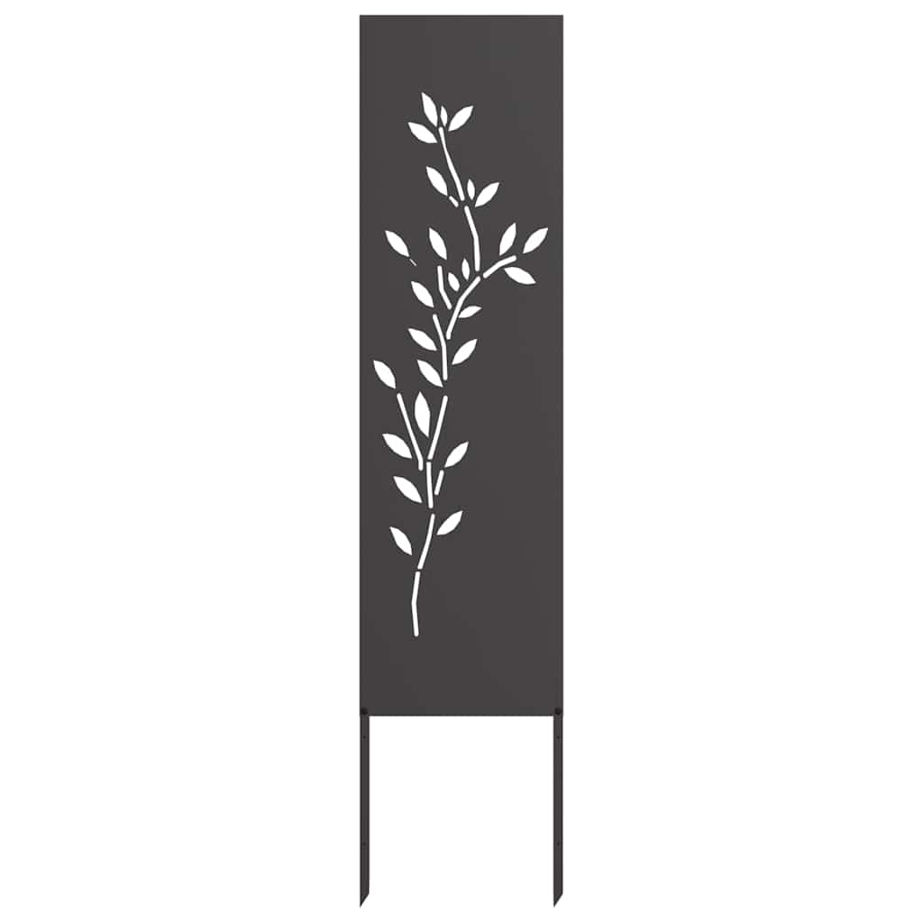 Pannello Decorativo da Giardino Altro Nero 32 x 140 cm