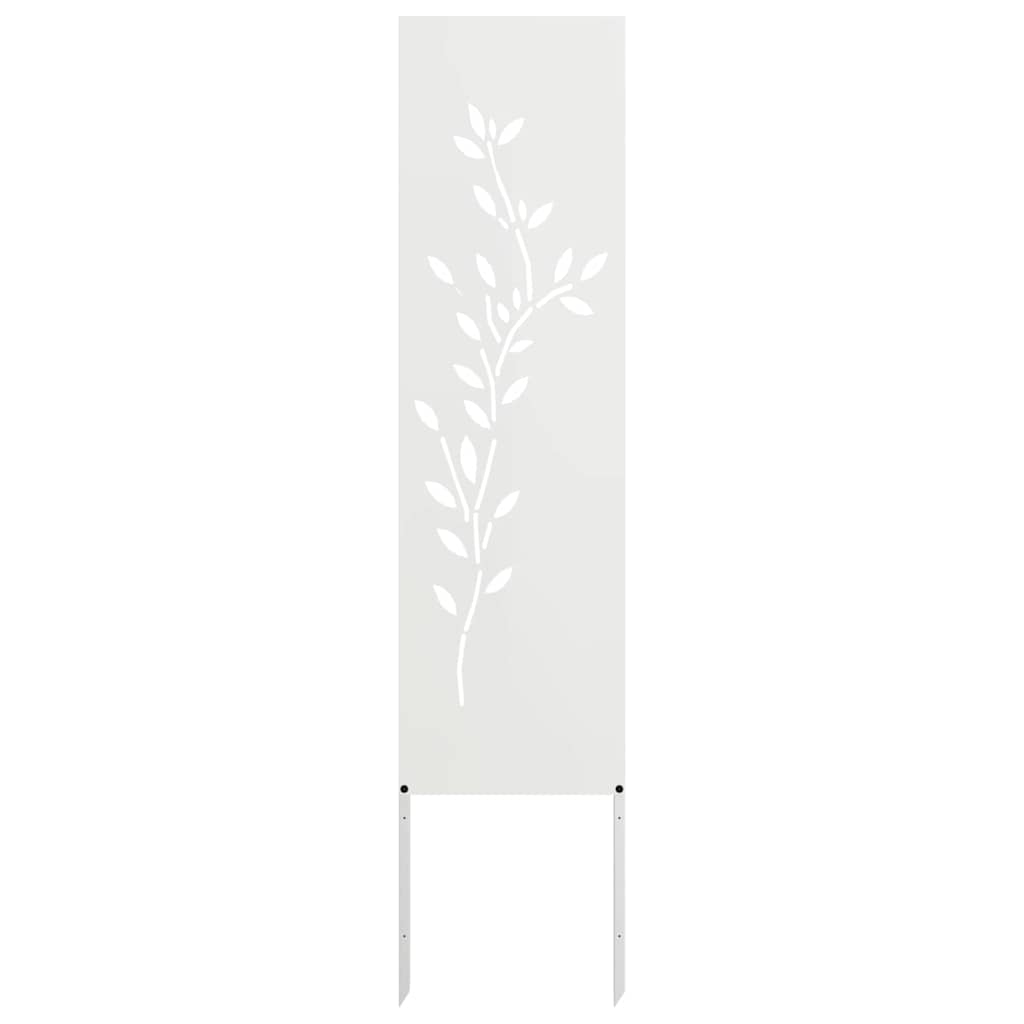 Pannello Decorativo da Giardino Altro Bianco 32 x 140 cm