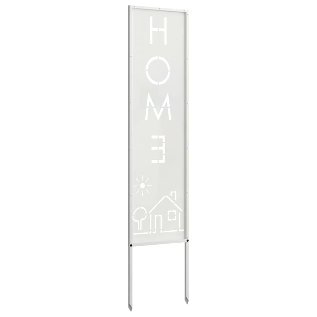 Schermo per privacy in giardino Traforo Bianco 32 x 140 cm