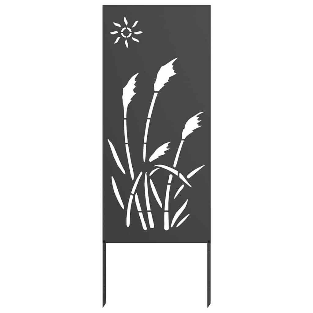 Schermo per privacy in giardino Traforo Nero 50 x 140 cm
