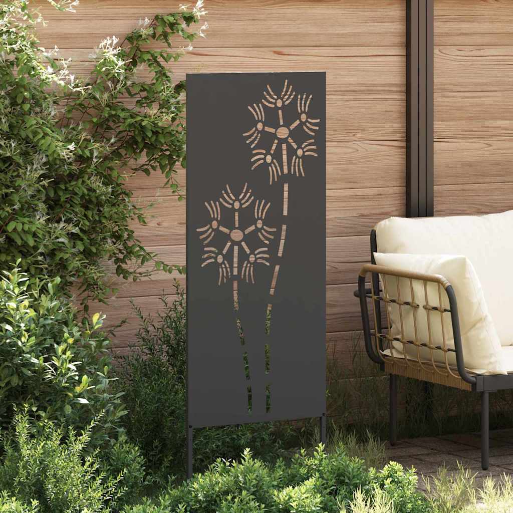 Pannello Decorativo da Giardino Altro Nero 50 x 140 cm