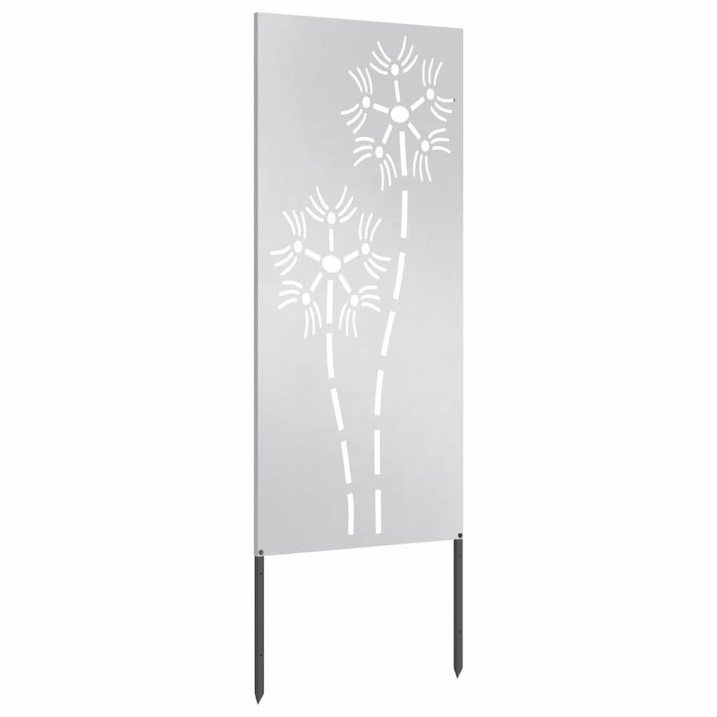Pannello Decorativo da Giardino Altro Argento 50 x 140 cm