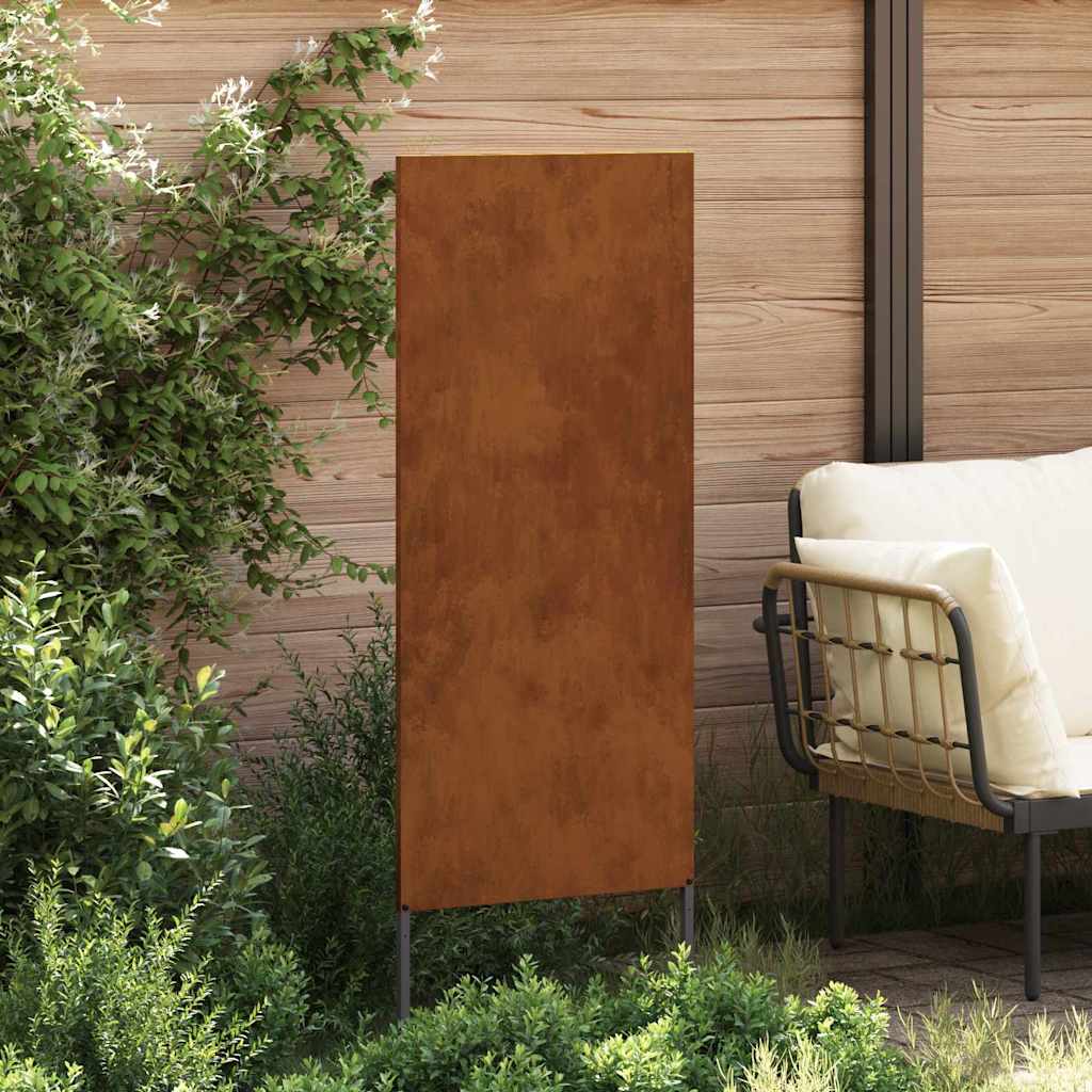 Pannello Decorativo da Giardino Altro Ruggine 50 x 140 cm