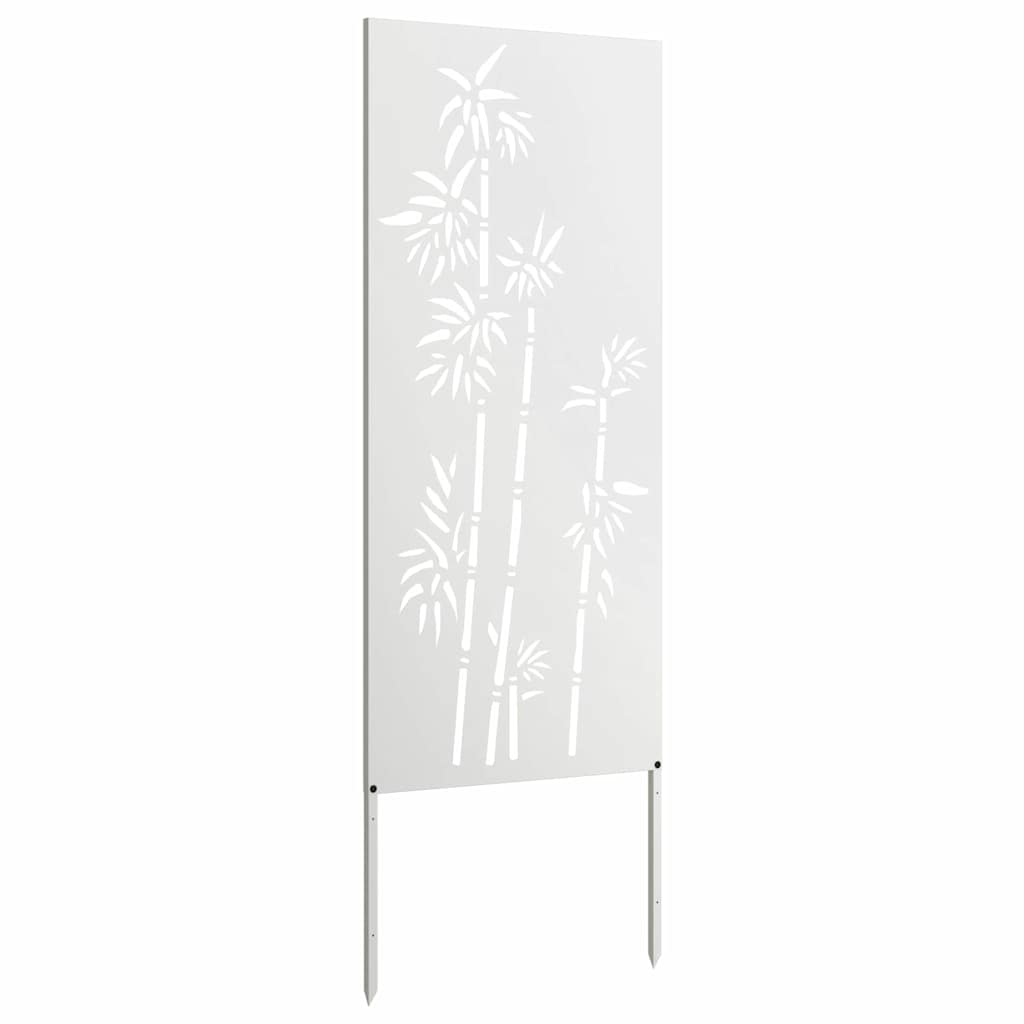 Schermo per privacy in giardino Floreale Bianco 50 x 140 cm