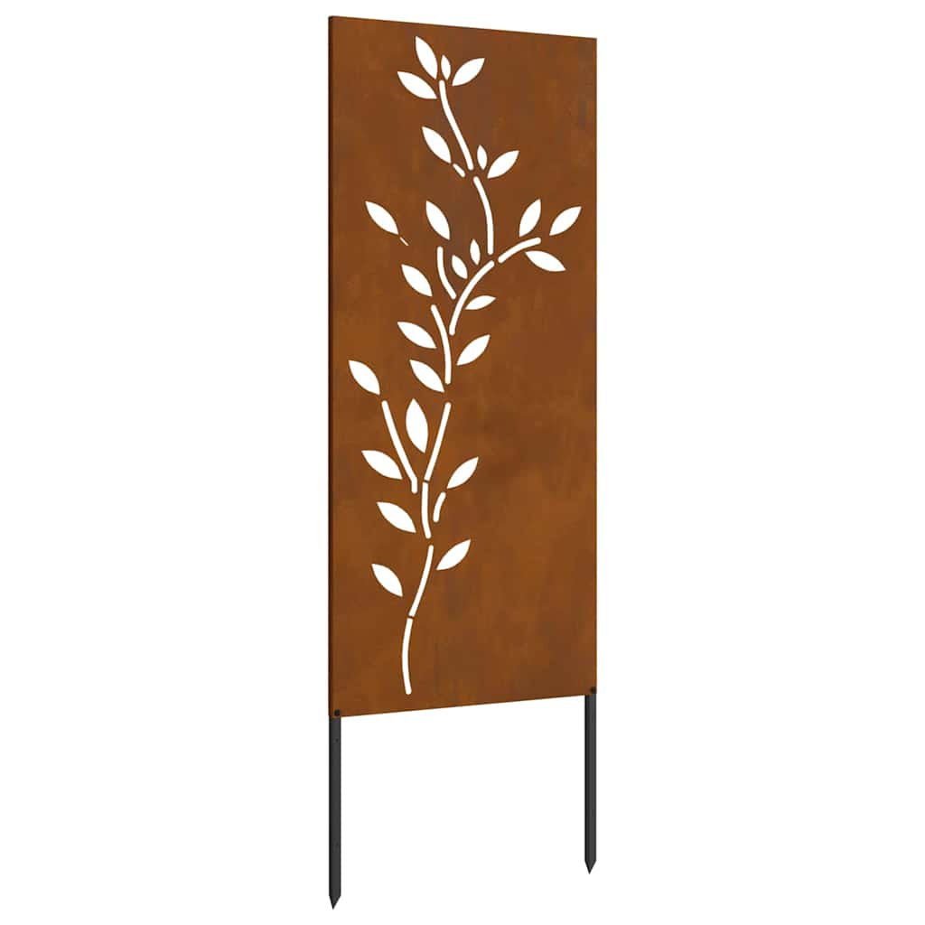 Pannello Decorativo da Giardino Ruggine 50 x 140 cm