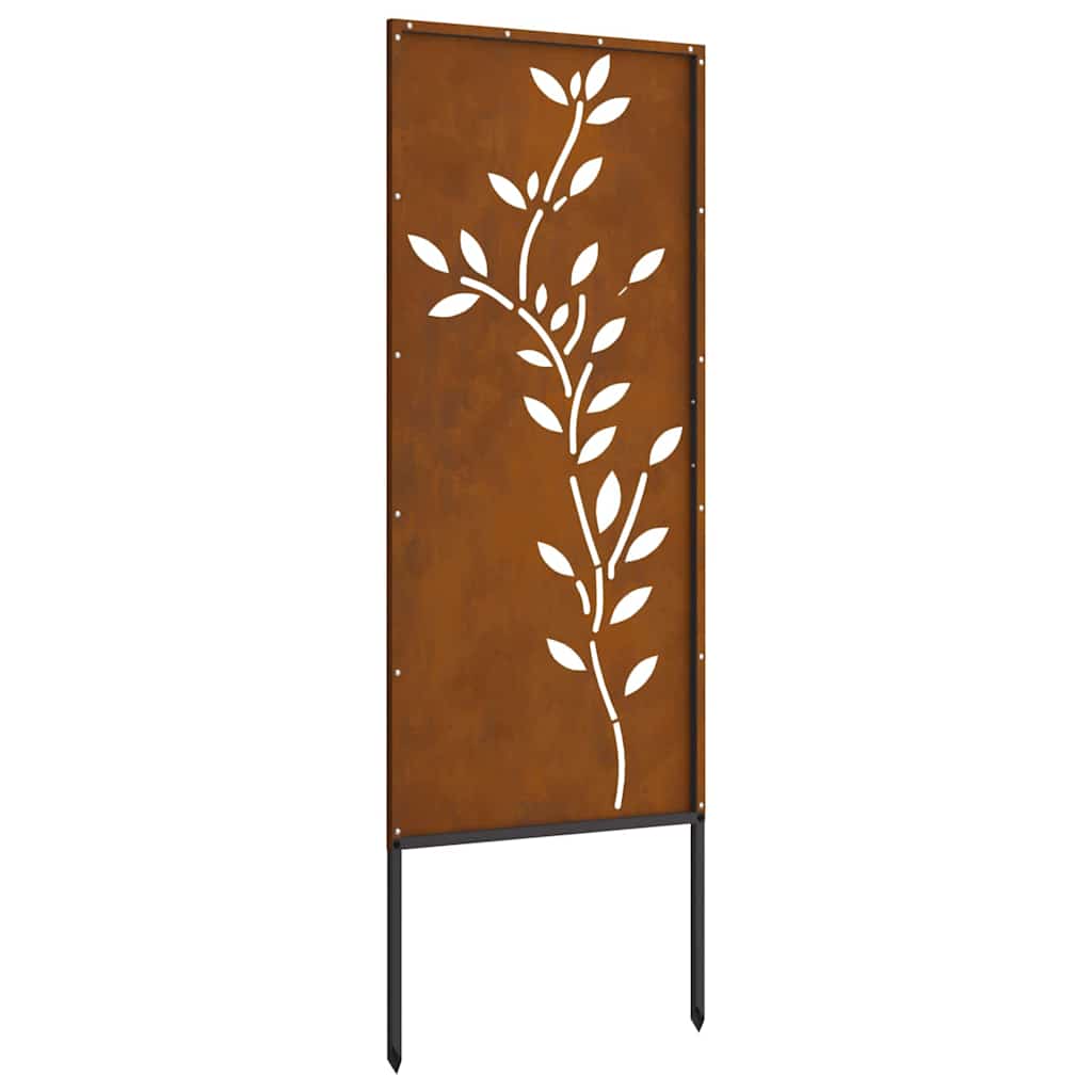 Pannello Decorativo da Giardino Ruggine 50 x 140 cm