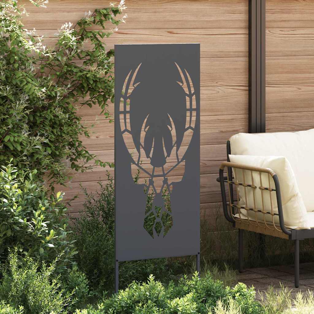 Pannello Decorativo da Giardino Antracite 50 x 140 cm