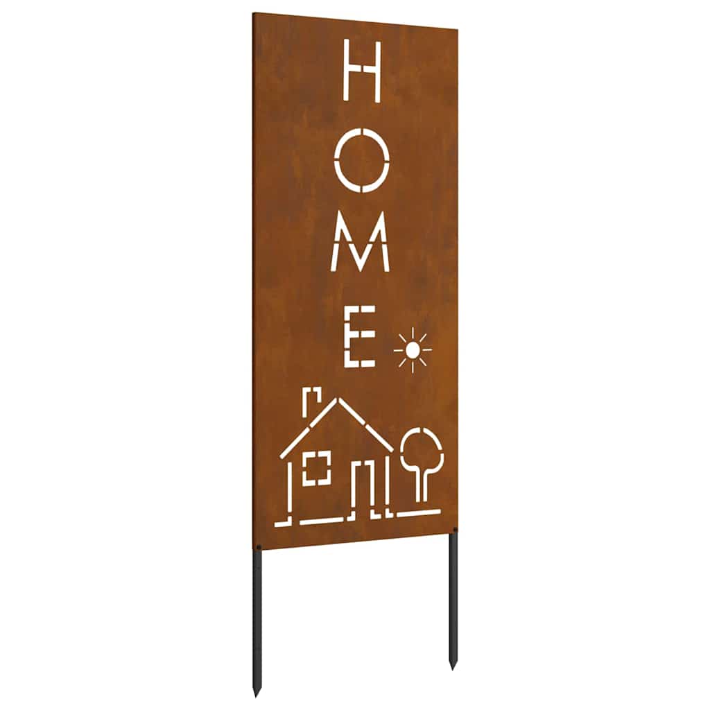 Pannello Decorativo da Giardino Ruggine 50 x 140 cm