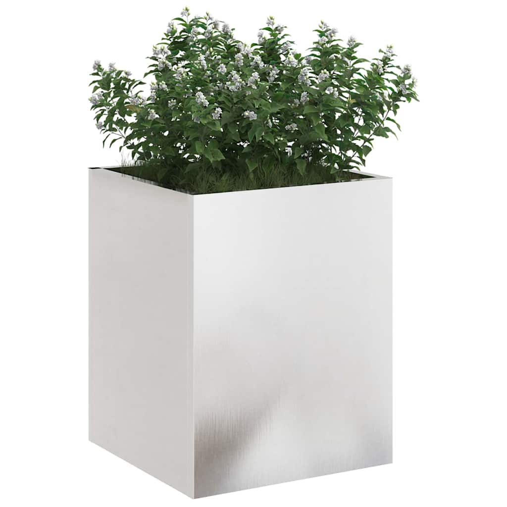 Vaso da giardino Argento Acciaio inossidabile