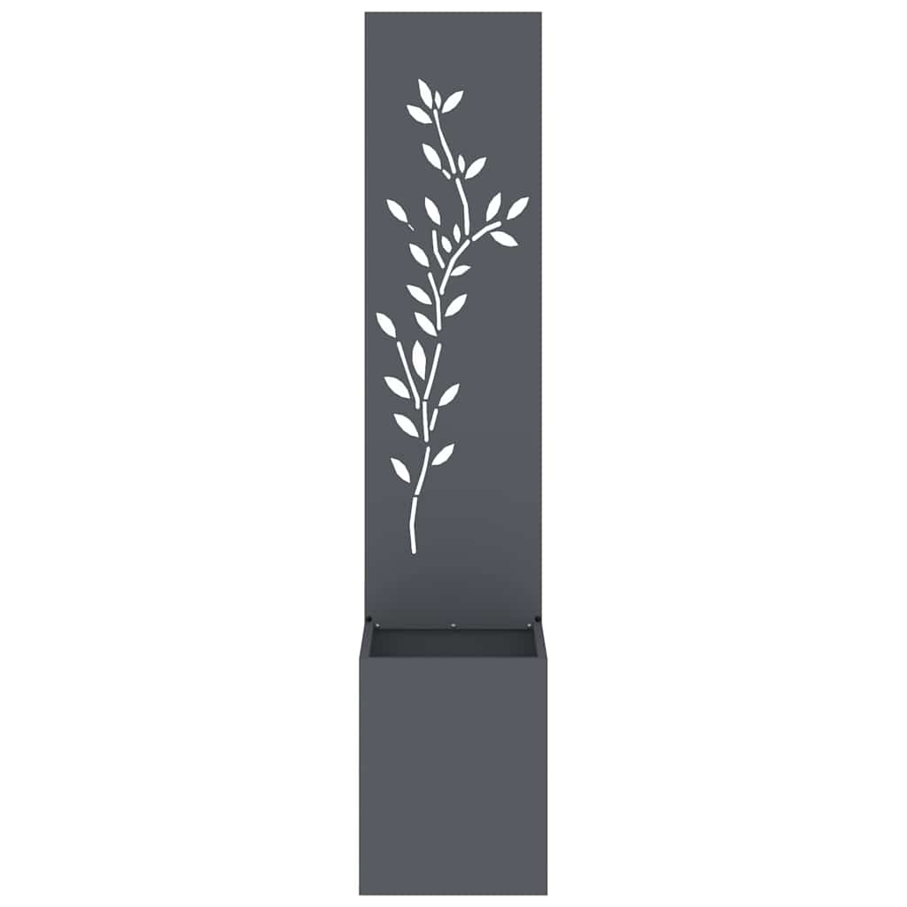 Schermo per privacy in giardino Floreale Antracite 32 x 140 cm