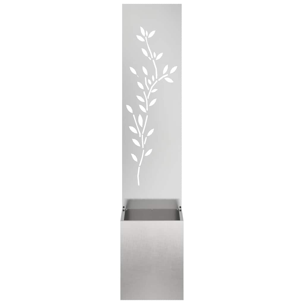 Schermo per privacy in giardino Floreale Argento 32 x 140 cm