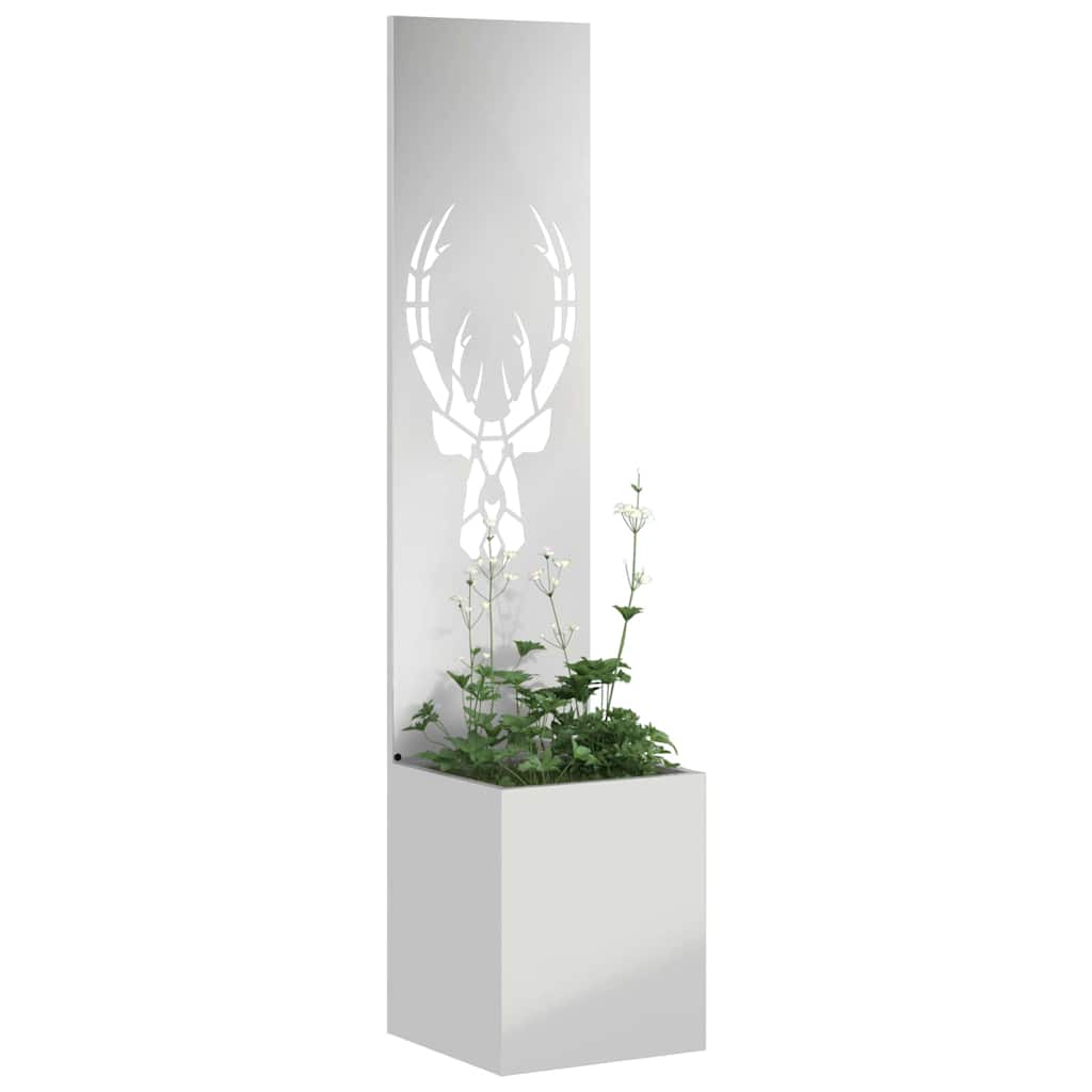 Schermo per privacy in giardino Argento 32 x 140 cm