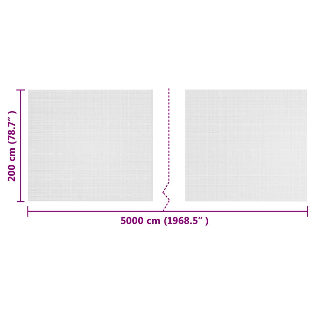 Rete Insetticida Bianco 2 x 50 m Polietilene | homemem39