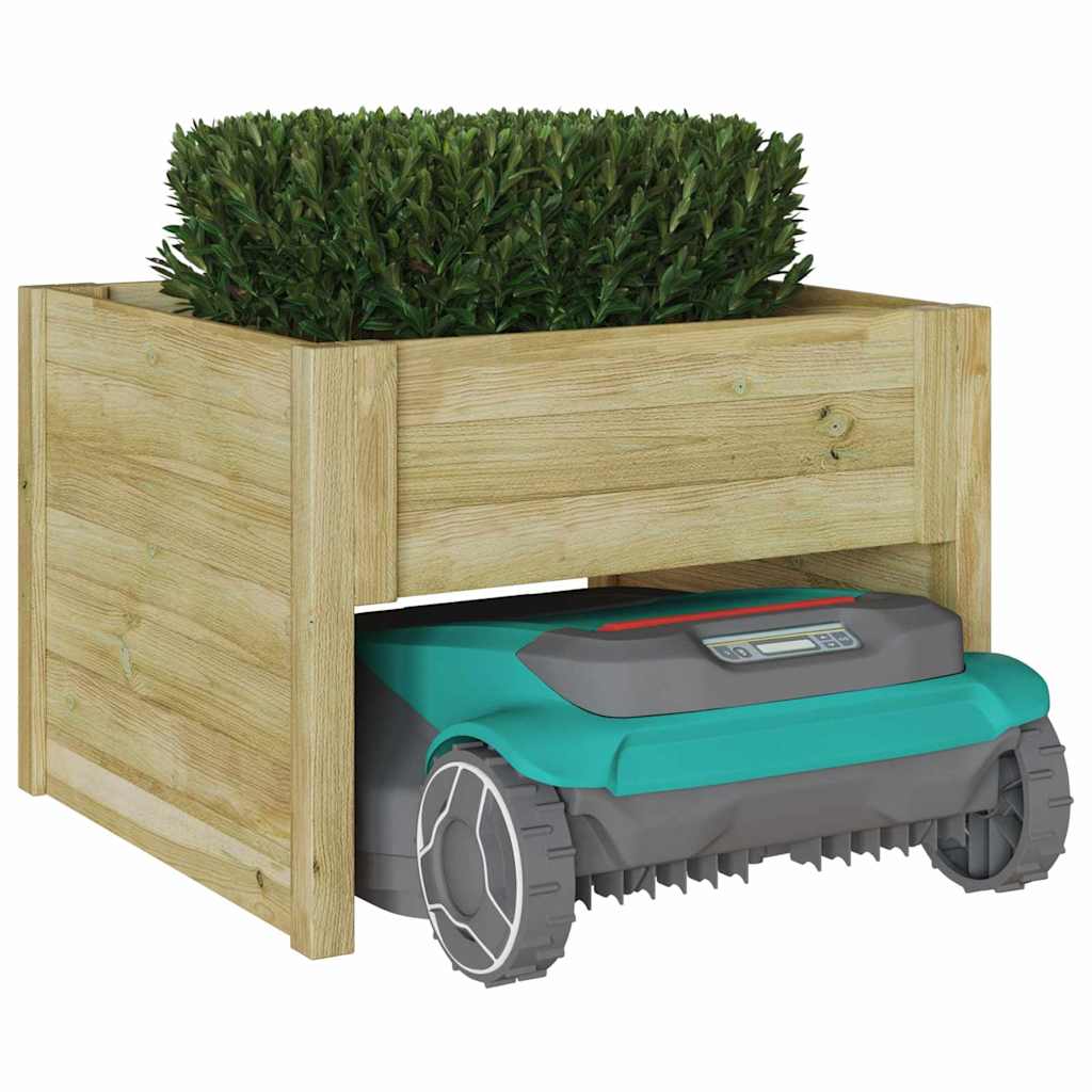Garage per robot tagliaerba Marrone 73 x 67 x 56 cm