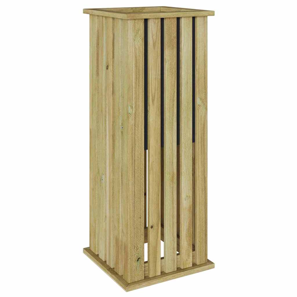 Fioriera Marrone 33 x 33 x 85 cm Legno di pino impregnato