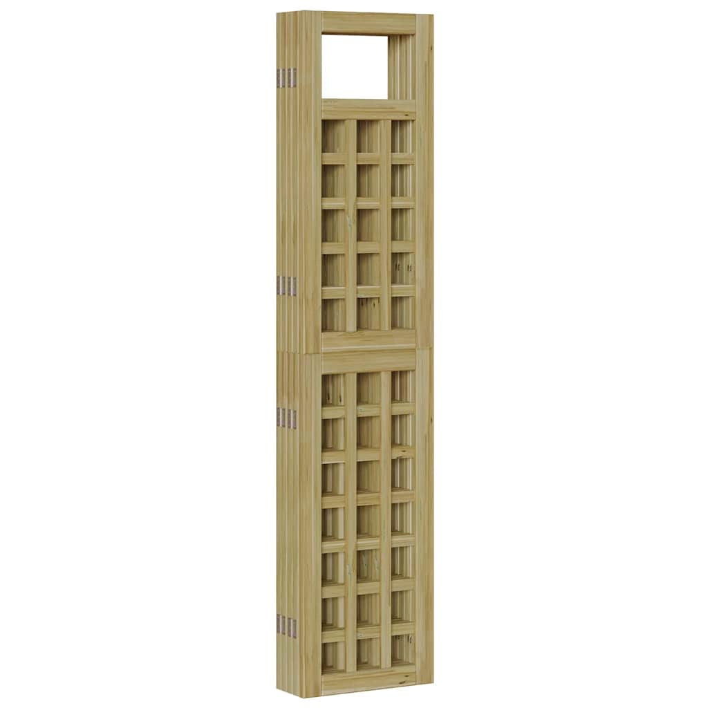 Schermo di Privacy da Esterno 5 pcs Marrone 200 x 180 cm