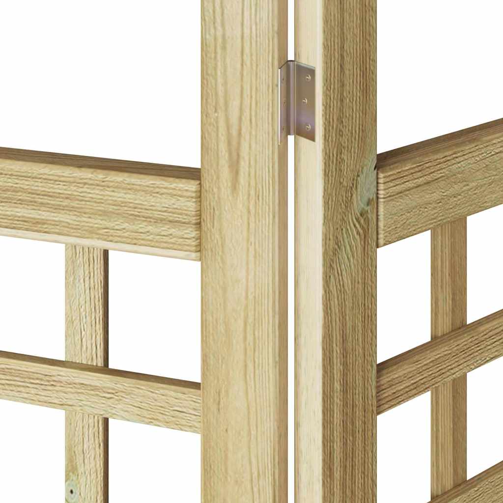 Schermo divisorio Marrone 240 x 180 cm Legno di pino impregnato