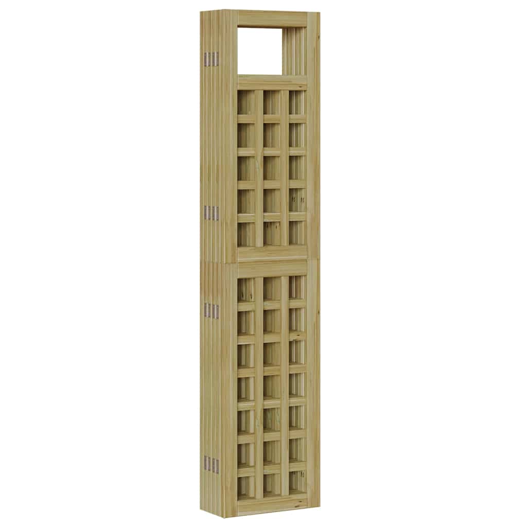 Schermo divisorio Marrone 240 x 180 cm Legno di pino impregnato