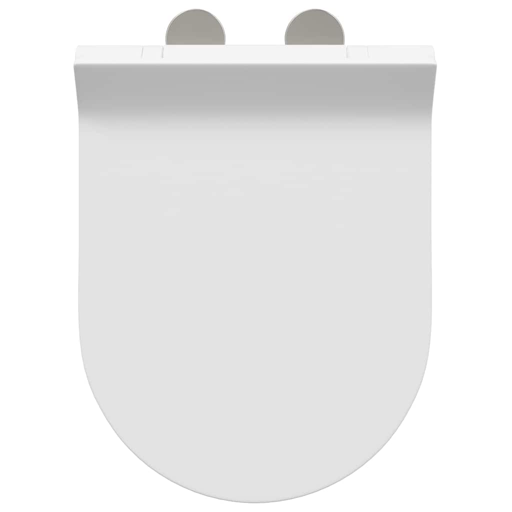Sedile del WC Bianco 48.5 x 36 x 5 cm Polipropilene