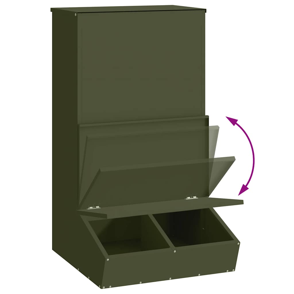 Nutriente per Maiali Verde oliva 55 x 51 x 91,5 cm | homemem39
