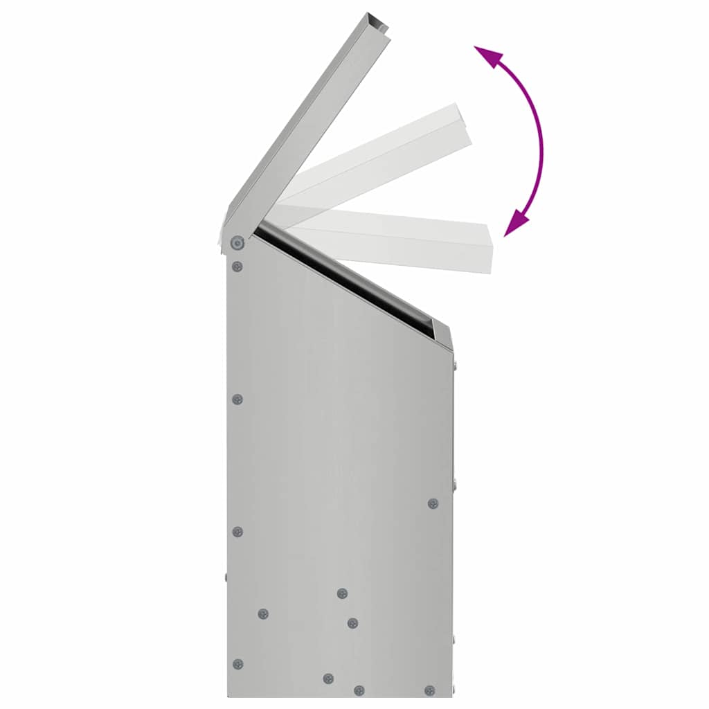 Feeder per pollo Argento 21 x 16 x 33 cm Acciaio zincato