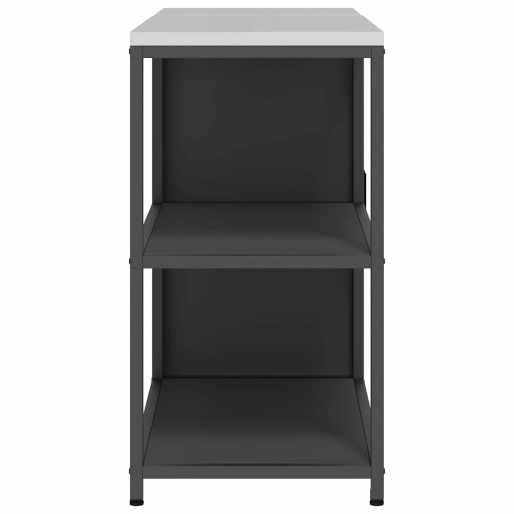 Set di Stoccaggio per Cucina con lo scaffale 2 pcs Nero
