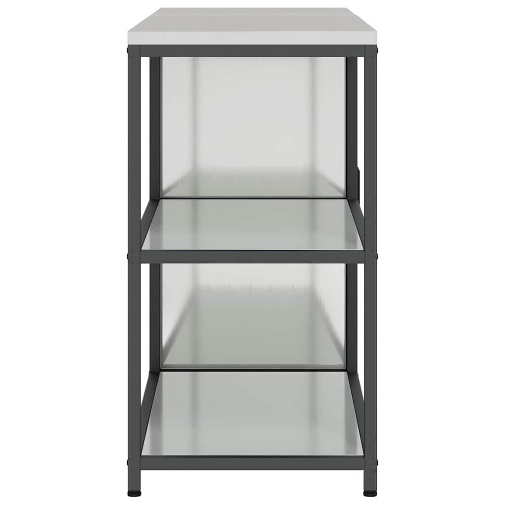 Set di Stoccaggio per Cucina 2 pcs Argento Acciaio zincato